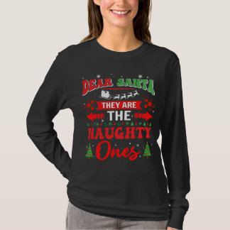 T-shirt Cher Père Noël, ce sont les vilains pyjamas