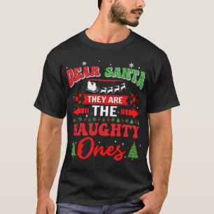 T-shirt Cher Père Noël, ce sont les vilains pyjamas