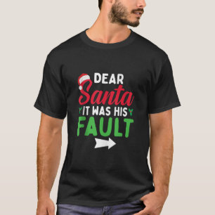 T-shirt Cher Père Noël, C'Était Il