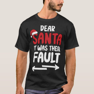 T-shirt Cher Père Noël, C'Était Leur Fa
