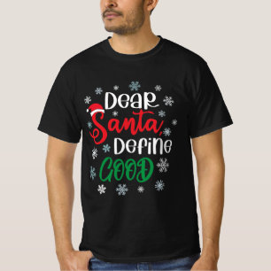 T-shirt Cher Père Noël Définir bon Noël drôle