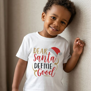 T-shirt Cher Père Noël. Définir un bon Noël