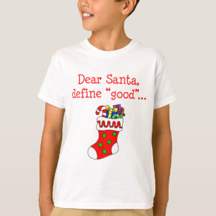 T-shirt Cher Père Noël définissent bon