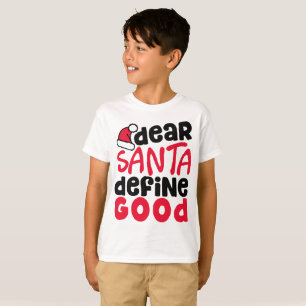 T-shirt Cher Père Noël définissent la bonne chemise dr