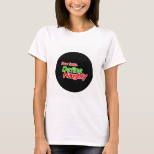 T-SHIRT CHER PÈRE NOËL DÉFINISSENT LE ROUGE VILAIN