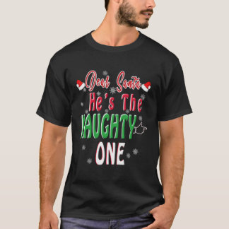T-shirt Cher Père Noël, Il Est Mauvais Celui Qui Correspon