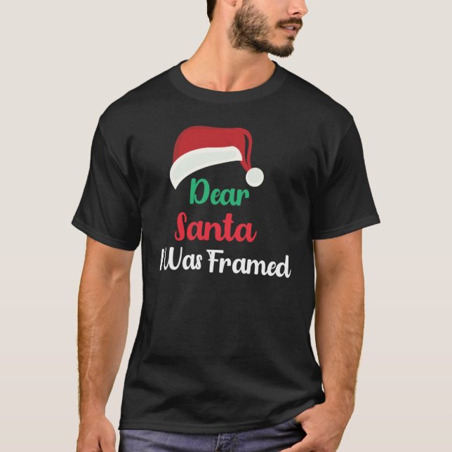 T-shirt cher père Noël j'ai été encadré Classic T-Shirt1 (Devant)