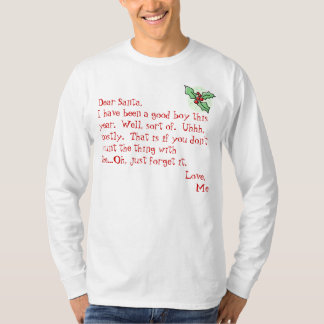 T-shirt Cher Père Noël, j'ai été un bon garçon ce y…