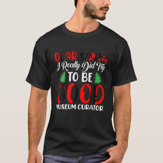 T-shirt Cher Père Noël, j'ai vraiment essayé d'être un bon