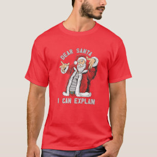 T-shirt Cher Père Noël Je Peux Expliquer Drôle Noël Hol