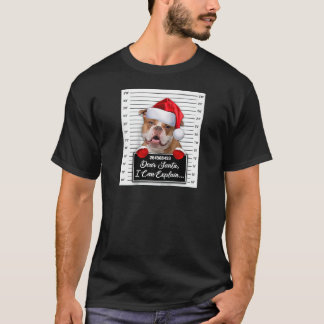 T-shirt Cher Père Noël Je Peux Expliquer Drôle Noël Vieux