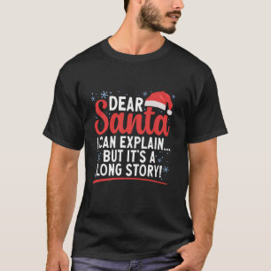 T-shirt Cher Père Noël Je Peux Expliquer Pajamas Famille C