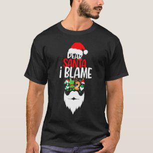 T-shirt Cher Père Noël, Je Peux Vous Expliquer Que Je Blâm
