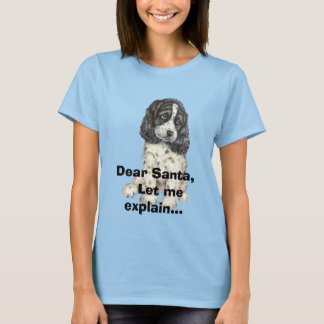 T-shirt Cher Père Noël, laissez-moi vous expliquer...