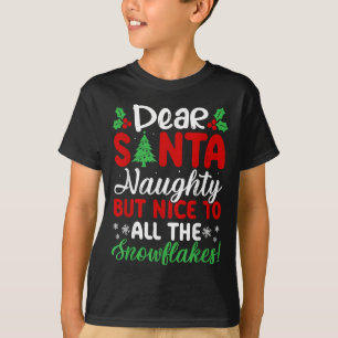 T-shirt Cher Père Noël méchant mais gentil pour tous les f