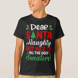 T-shirt Cher Père Noël méchant mais gentil pour tous les p