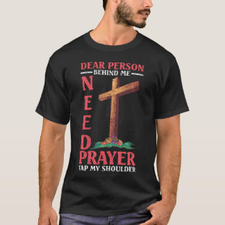T-shirt Cher Personne Derrière Moi Tapez Sur Mon Épaule Si