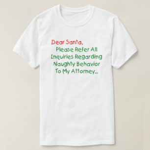 T-shirt Cher procureur de Père Noël - Drôle Noël