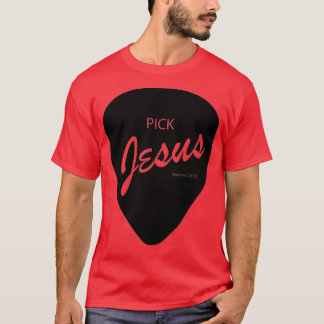 T-SHIRT CHERCHER JÉSUS FENDER STYLE NOIR