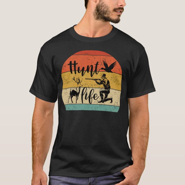 T-shirt Chercheur de labrador de chasse  (Devant)