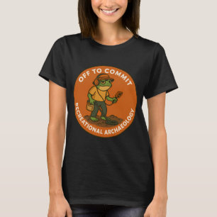 T-shirt Chercheur de trésors amateur avec détecteur de mét