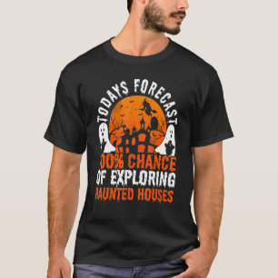 T-shirt Chercheur Paranormal, Prévision Aujourd'Hui Pour L