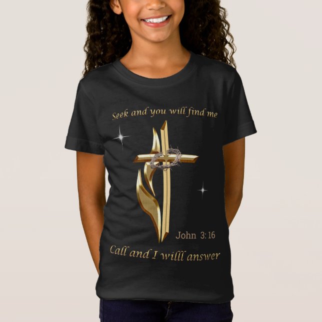T-Shirt Cherchez et vous me trouverez (Devant)