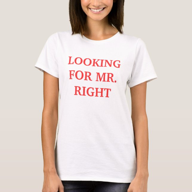 T-SHIRT CHERCHEZ M. DROITE T CHEMISE (Devant)