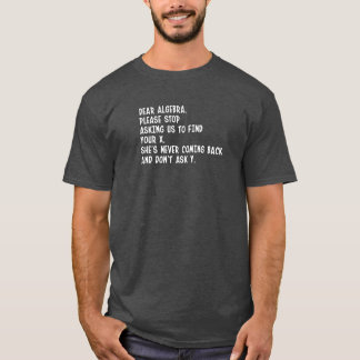 T-shirt Chère Algebra