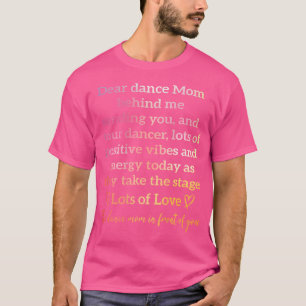 T-shirt Chère Maman Danse Derrière Moi Vous Envoie Drôle R