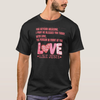 T-shirt Chère personne Derrière moi J'espère que vous conn