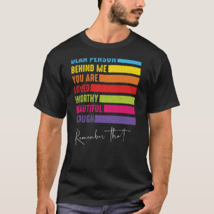 T-shirt Chère Personne Derrière Moi Vous Êtes Extraordinai