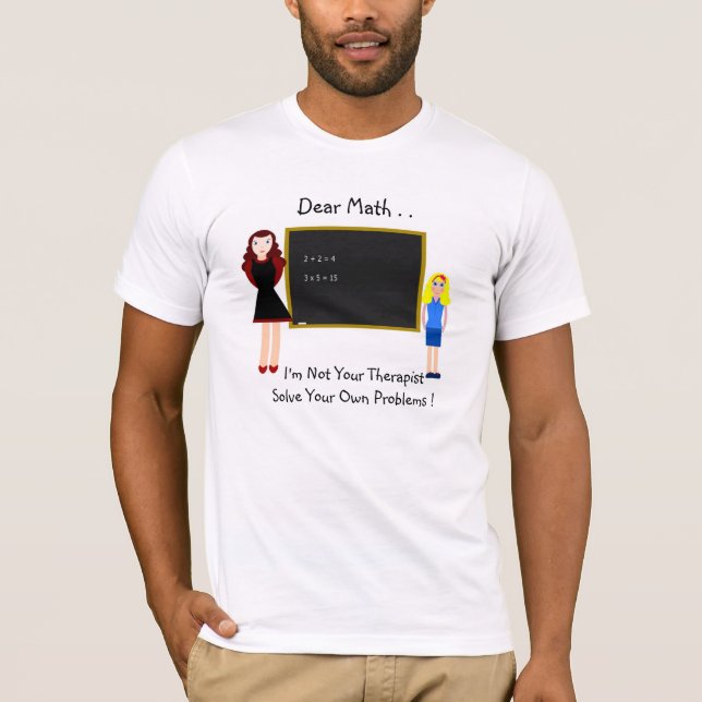 T-shirt Chères Math. (Devant)