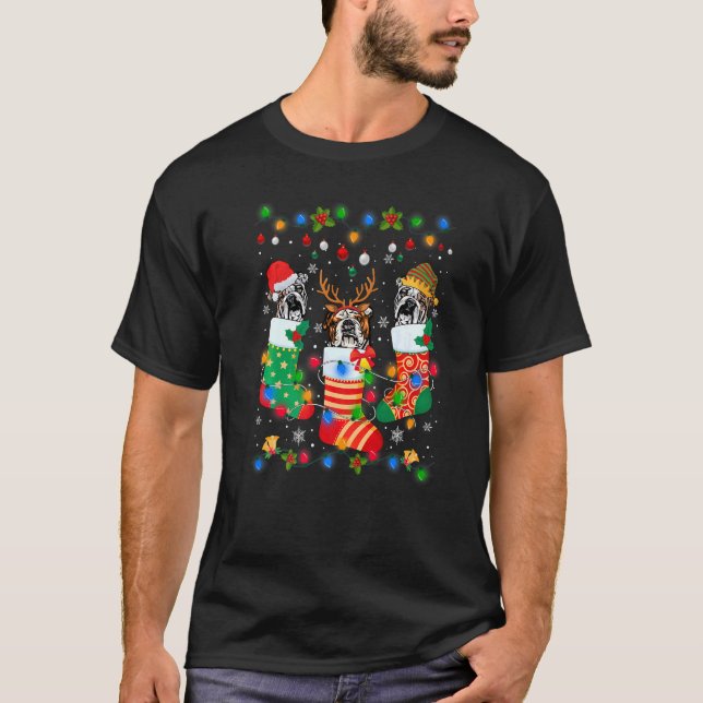 T-shirt Chérie de Noël de Chien Chien Chien Chien Chien Ch (Devant)