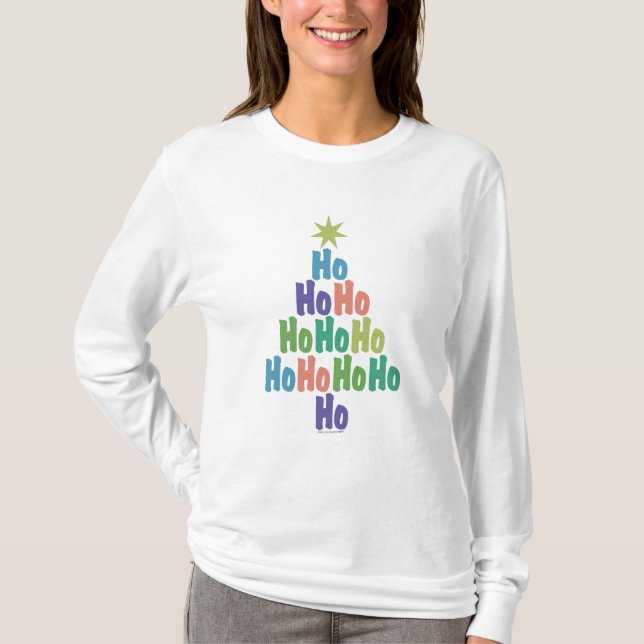 T-shirt Chérie de Noël Ho Ho Ho Chic (Devant)