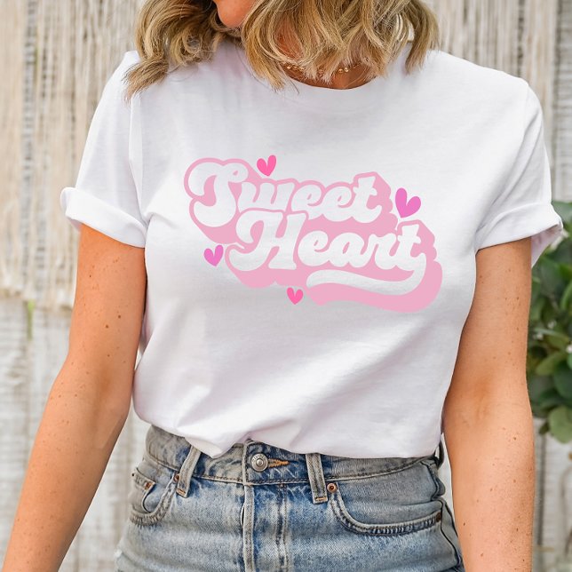 T-shirt Chérie Saint Valentin Chemise (Embrace the romance of the season with our "Sweetheart Valentine's Day" Shirt – a charming and heart)