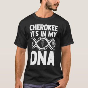 T-shirt Cherokeedna Amérindien Head