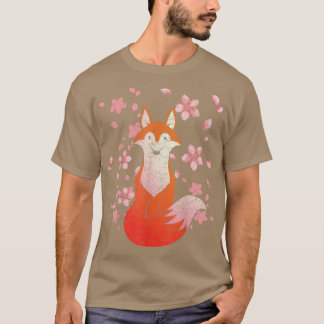 T-shirt Cherry Blossom Amoureux des animaux de la forêt fa