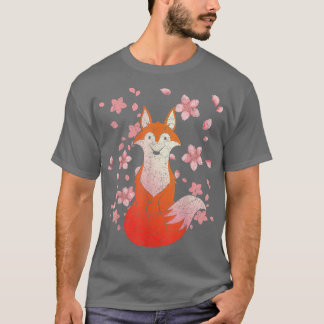 T-shirt Cherry Blossom Amoureux des animaux de la forêt fa