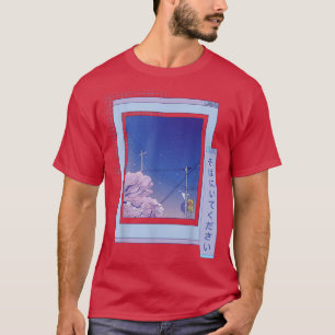 T-shirt Cherry Blossom Browser Sakura Cute Anime Vaporwave
