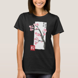 T-shirt Cherry Blossom Japan Sakura Festival Vintage Japan