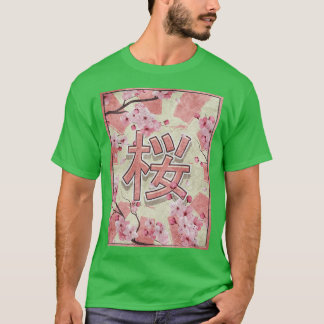 T-shirt Cherry Blossom Sakura Tree Japonais esthétique rét