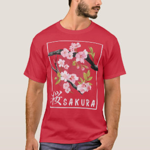 T-shirt Cherry Blossom sur l'art japonais Sakura