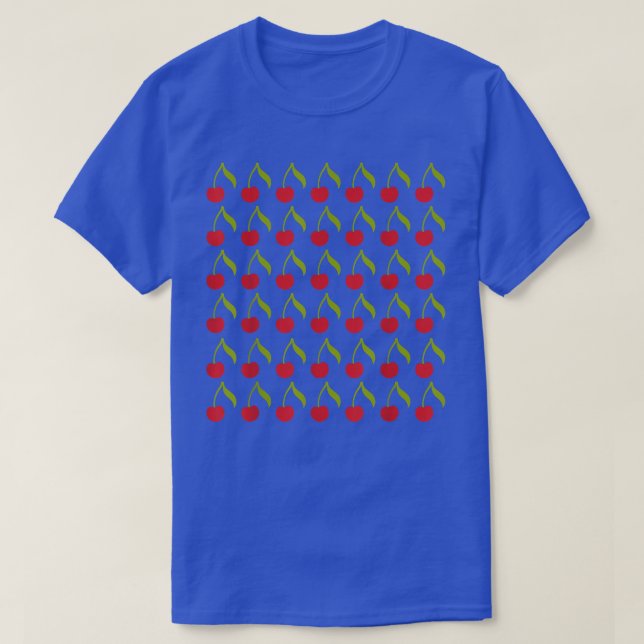 T-shirt Cherry fruit Motif été vacances soleil végan swe (Design devant)