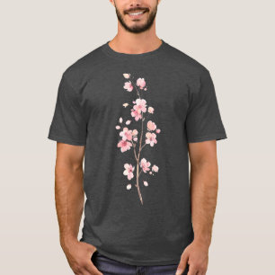 T-shirt Cherry Sakura ~ Japonais Floral Printemps rose