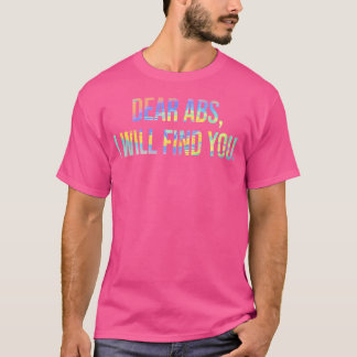 T-shirt Chers Abs Je Vous Trouverai Drôle Entraînement Wei
