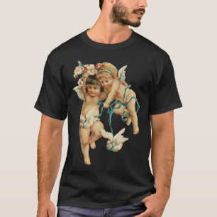 T-shirt Chérubs et colombes angéliques