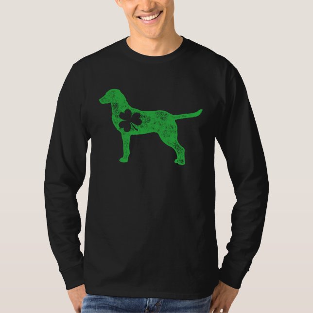 T-shirt Chesapeake Bay Retriever St Patrick s Day Boys Sha (Devant)
