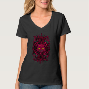 T-shirt Cheshire Chat Gothique Alice Au Pays Des Merveille