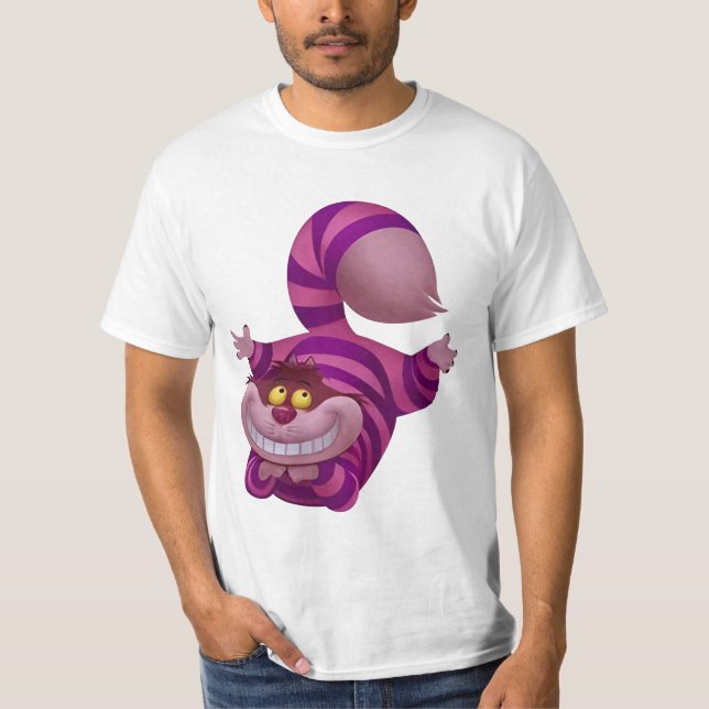 T-shirt Cheshire chat mignon (Devant)